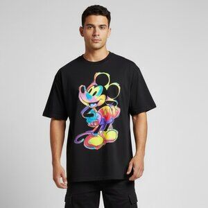 Disney Mickey Mouse Rainbow Graphic Tee | XL